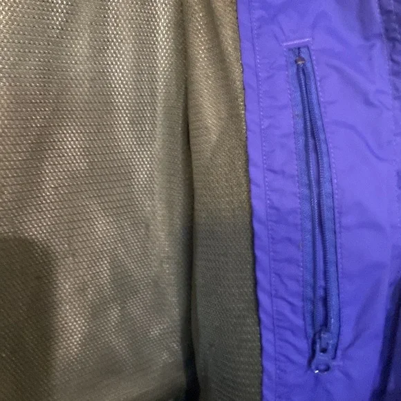 Columbia Omni Tech RainJacket Womens Sm Blue Waterproof Lightweight Hood Outdoor - Picture 8 of 17